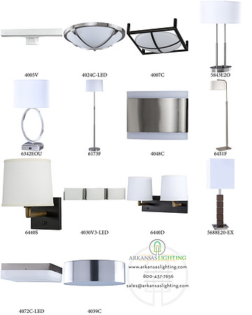 PRODUCT SHOTS FOR ARKANSAS LIGHTING