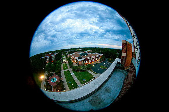 CAMPUS DAWN FROM THE BELL TOWER